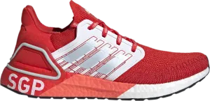 Adidas UltraBoost 20 'City Pack - Singapore' sneakers, red