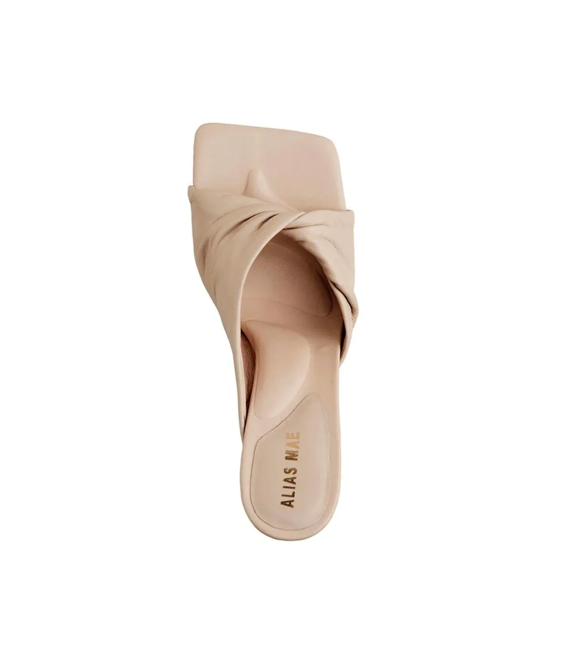 Alias Mae Leora Heel in Cream Leather