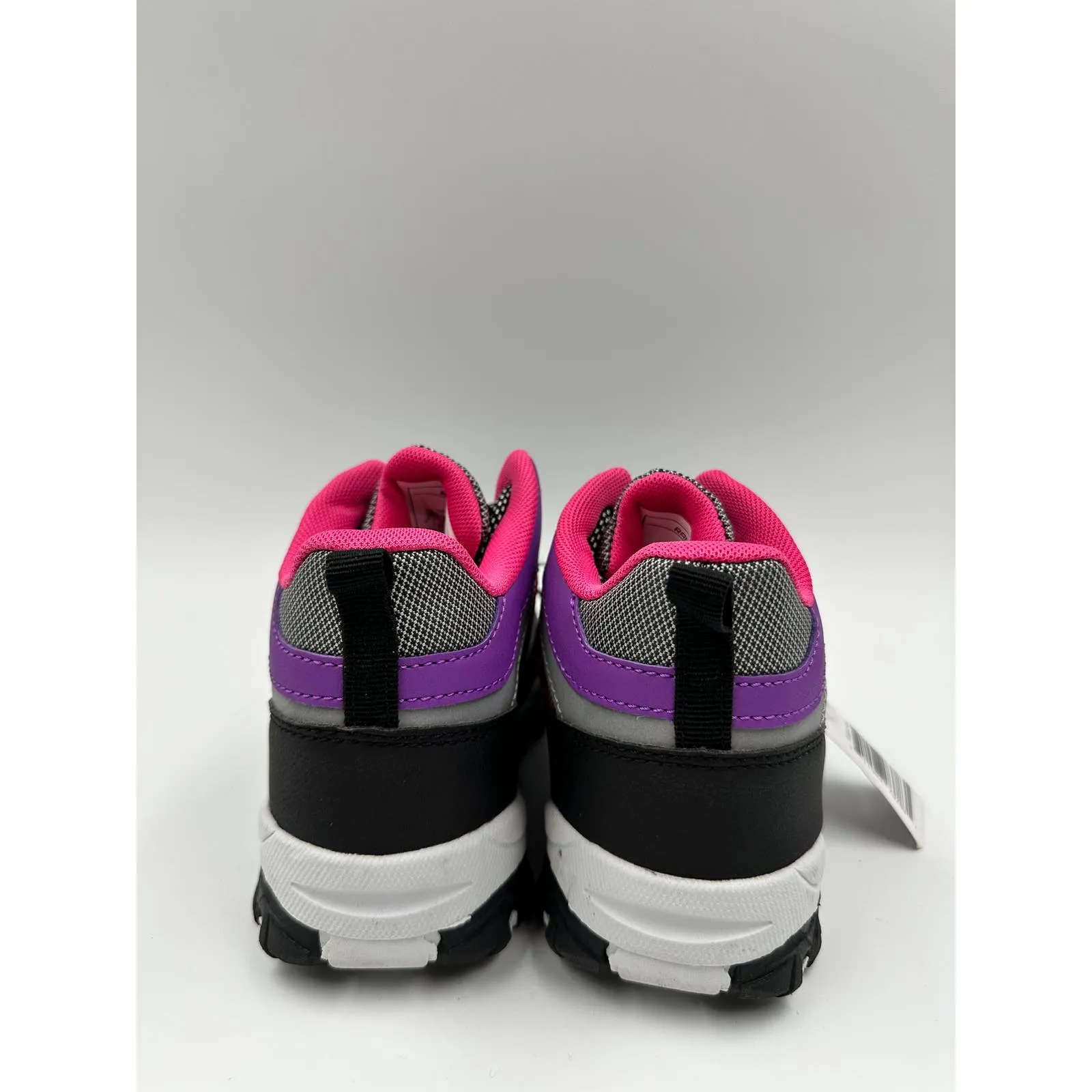 Big Kid Size 3, High Top Purple Pink and Black Hikers w/ Gray Accents