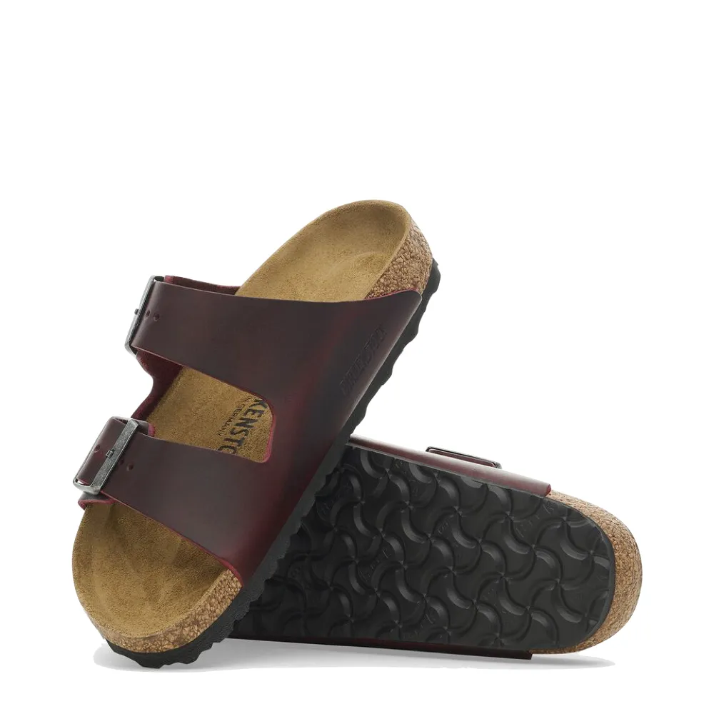 Birkenstock Arizona Oiled Leather Sandal in Zinfandel