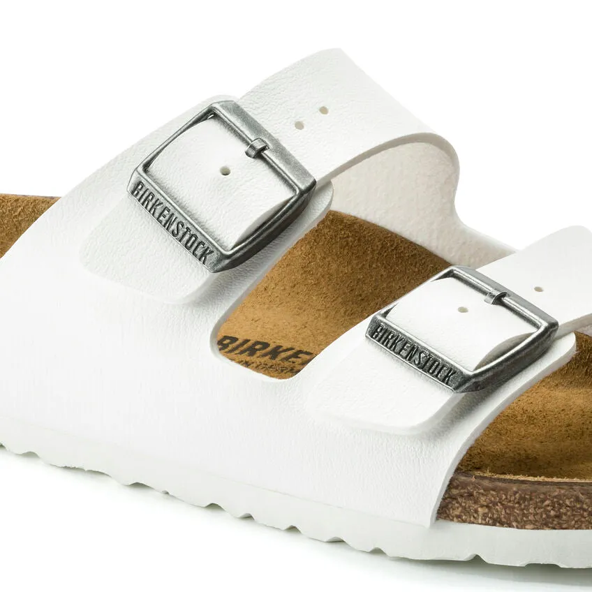 Birkenstock Women's Arizona - White Birko-Flor