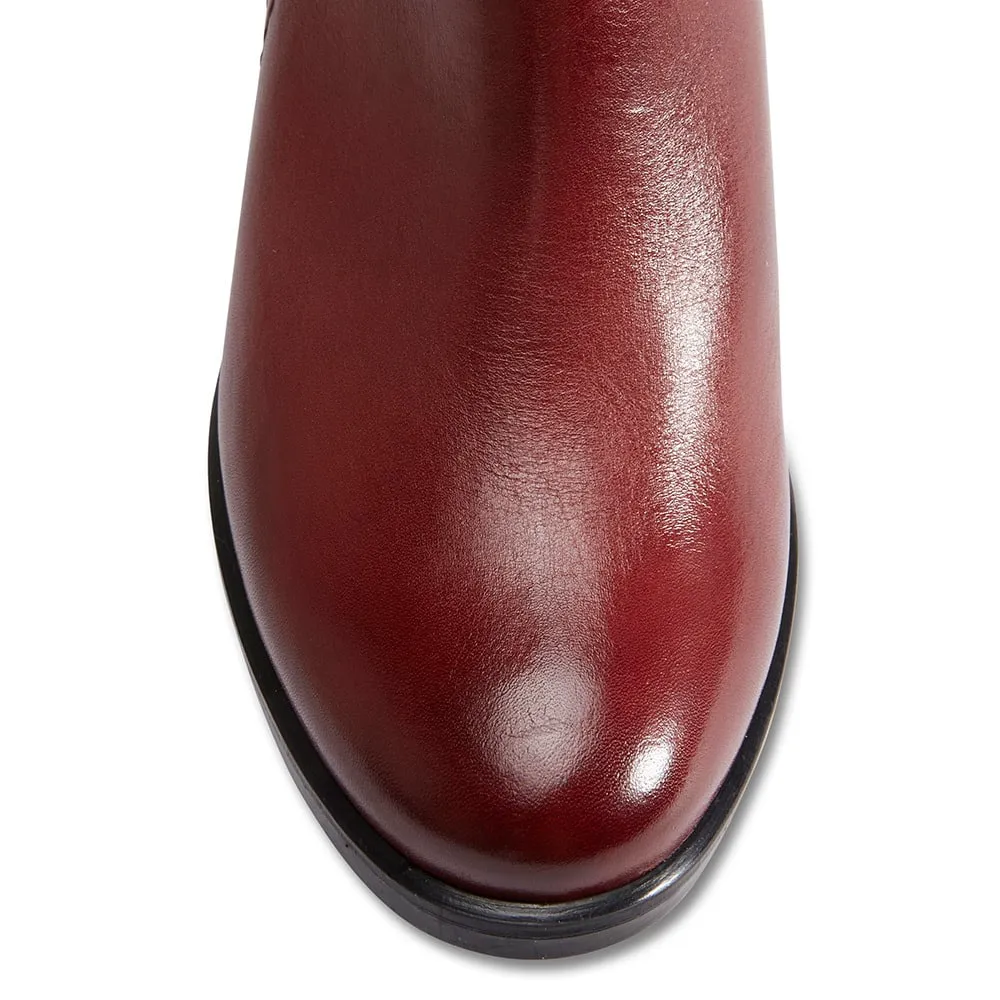 Carlton Boot in Red Leather