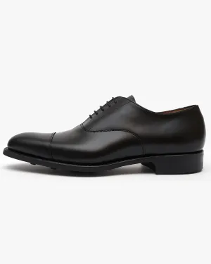 Cheaney Lime R Oxford Shoe - Black Calf Leather / Dainite Rubber Sole