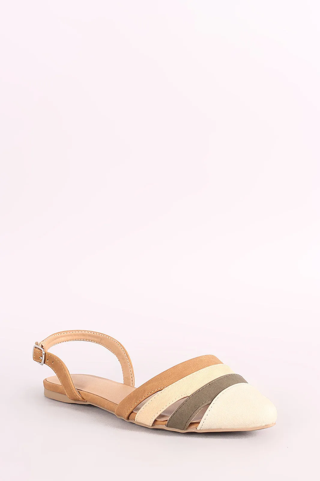 City Classified Colorblock Slingback Flat