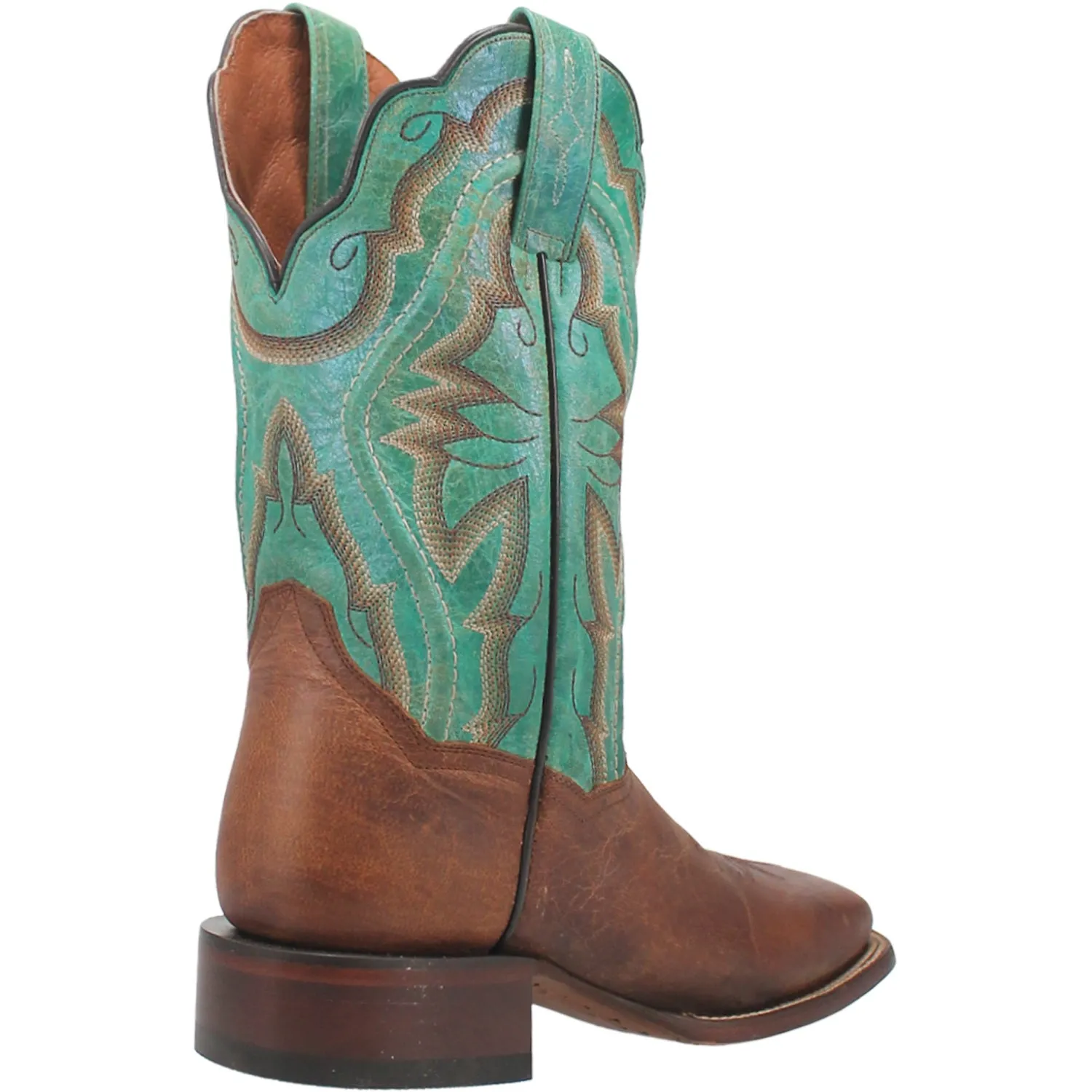 Dan Post Womens Babs Brown Leather Cowboy Boots