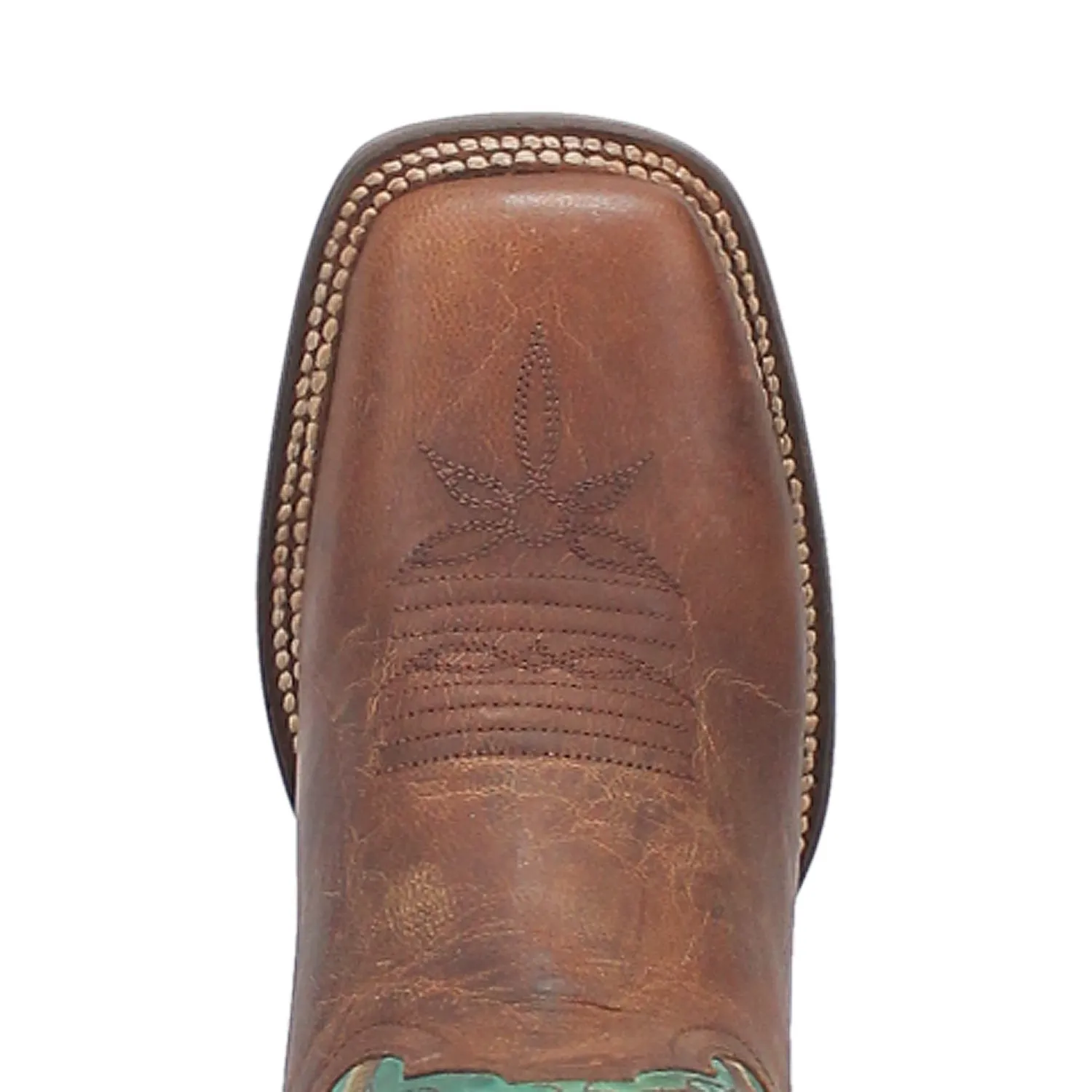 Dan Post Womens Babs Brown Leather Cowboy Boots