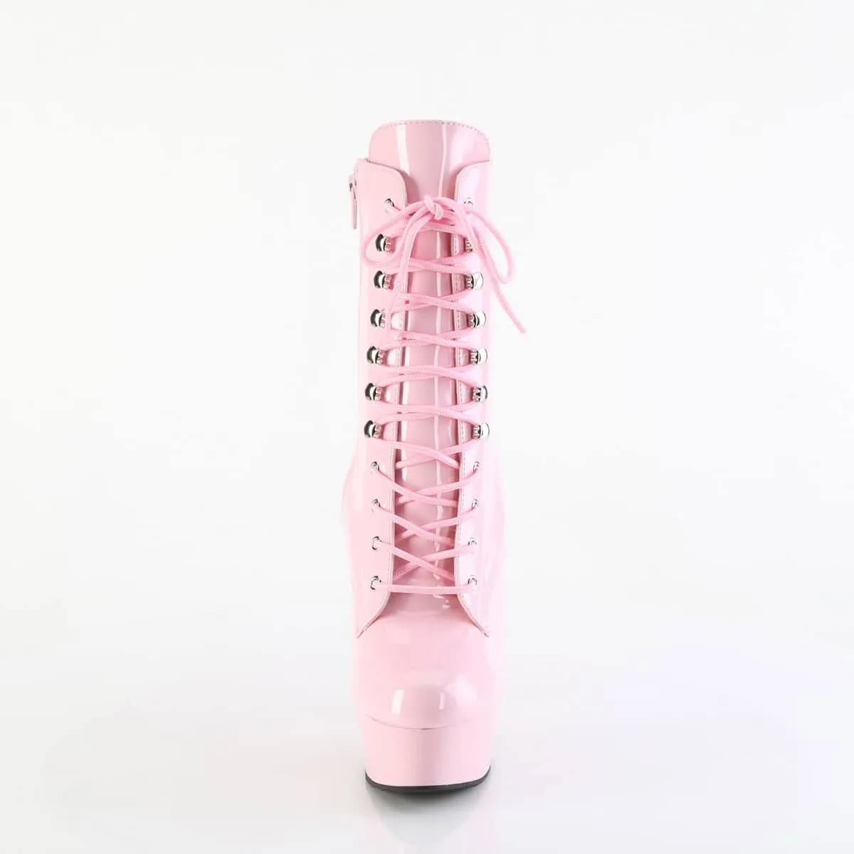 DELIGHT-1020 Pink Calf High Boots