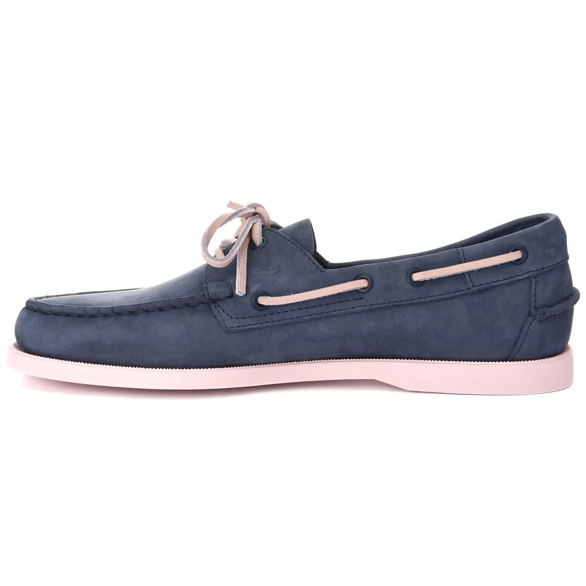 Docksides Portland Nubuk - Navy Blue & Pink