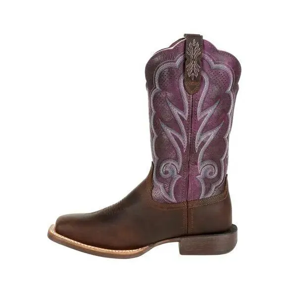 Durango Lady Rebel Women’s Pro Ventilated Plum Western Boot DRD0377