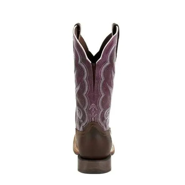 Durango Lady Rebel Women’s Pro Ventilated Plum Western Boot DRD0377