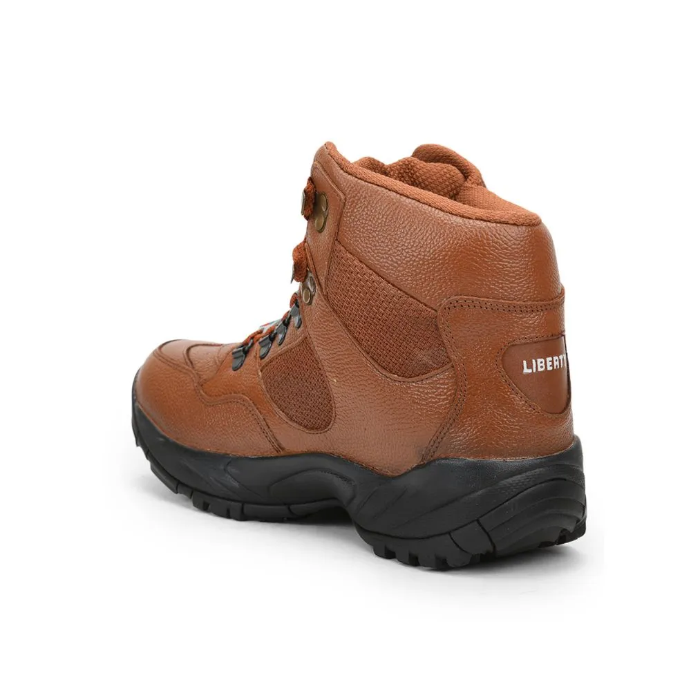 Freedom By Liberty Mens SHAURYA Defence Lacing Tan Trekking Boots