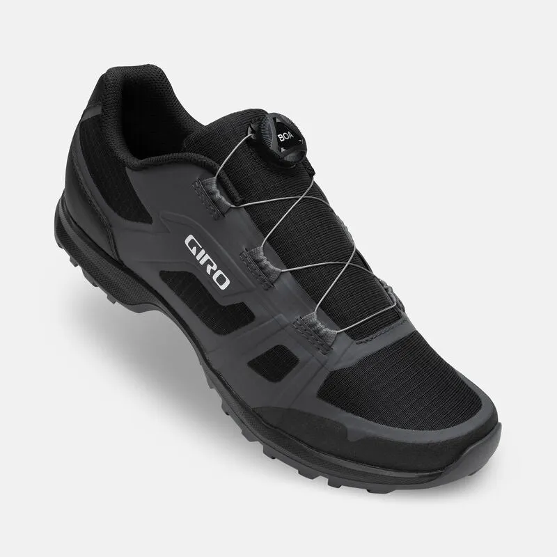 Giro Gauge BOA Bicycle Shoes Dark Shadow/Black 40