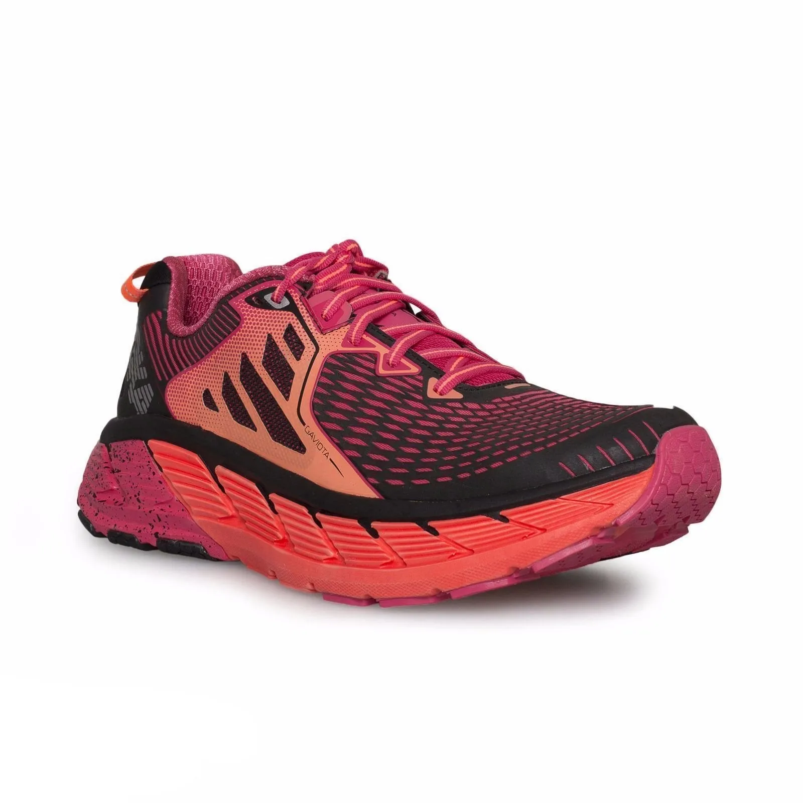 Hoka Gaviota Paradise Pink / Neon Coral Running Shoes