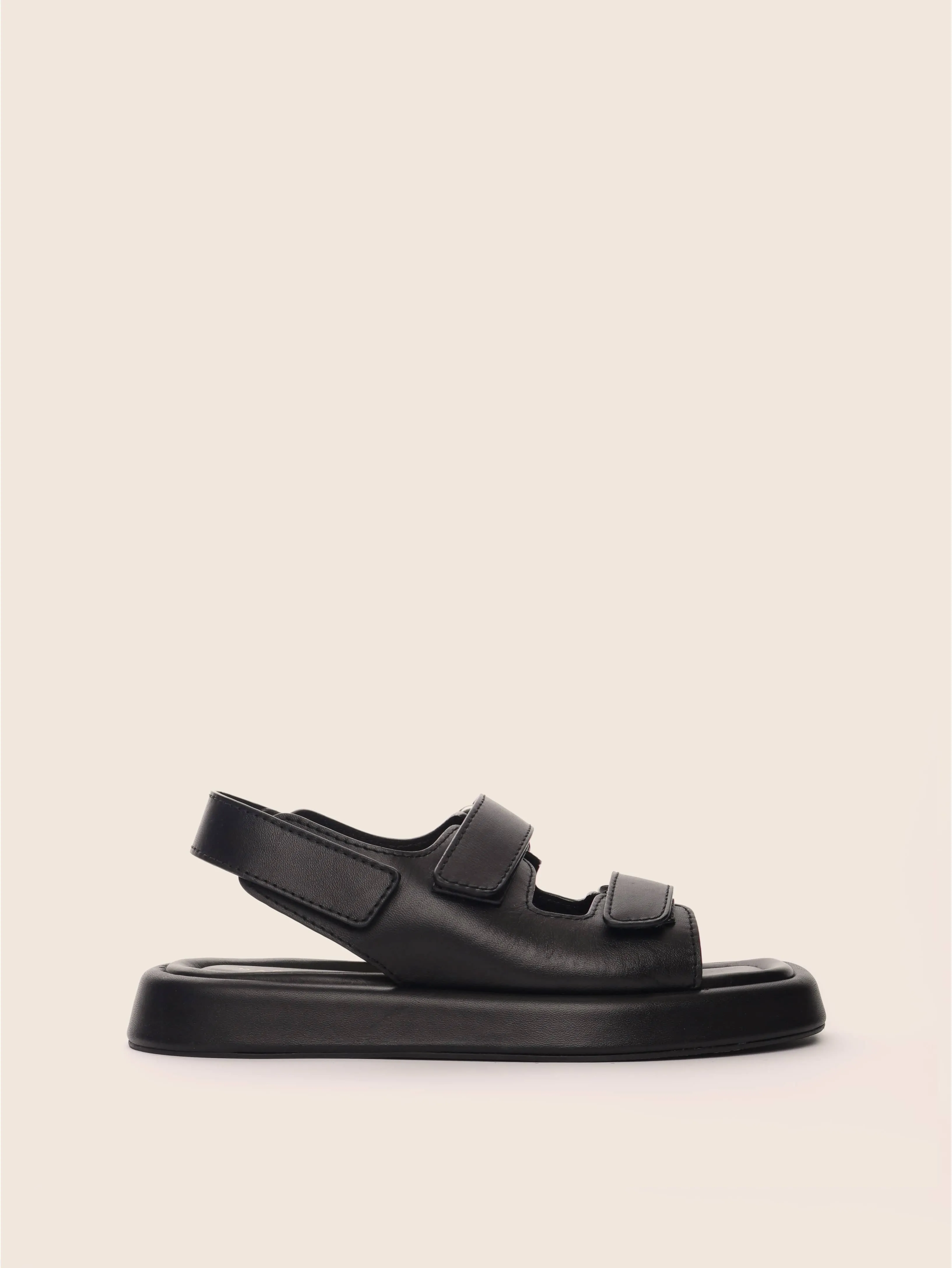 Imperfect Murcia Black Sandal