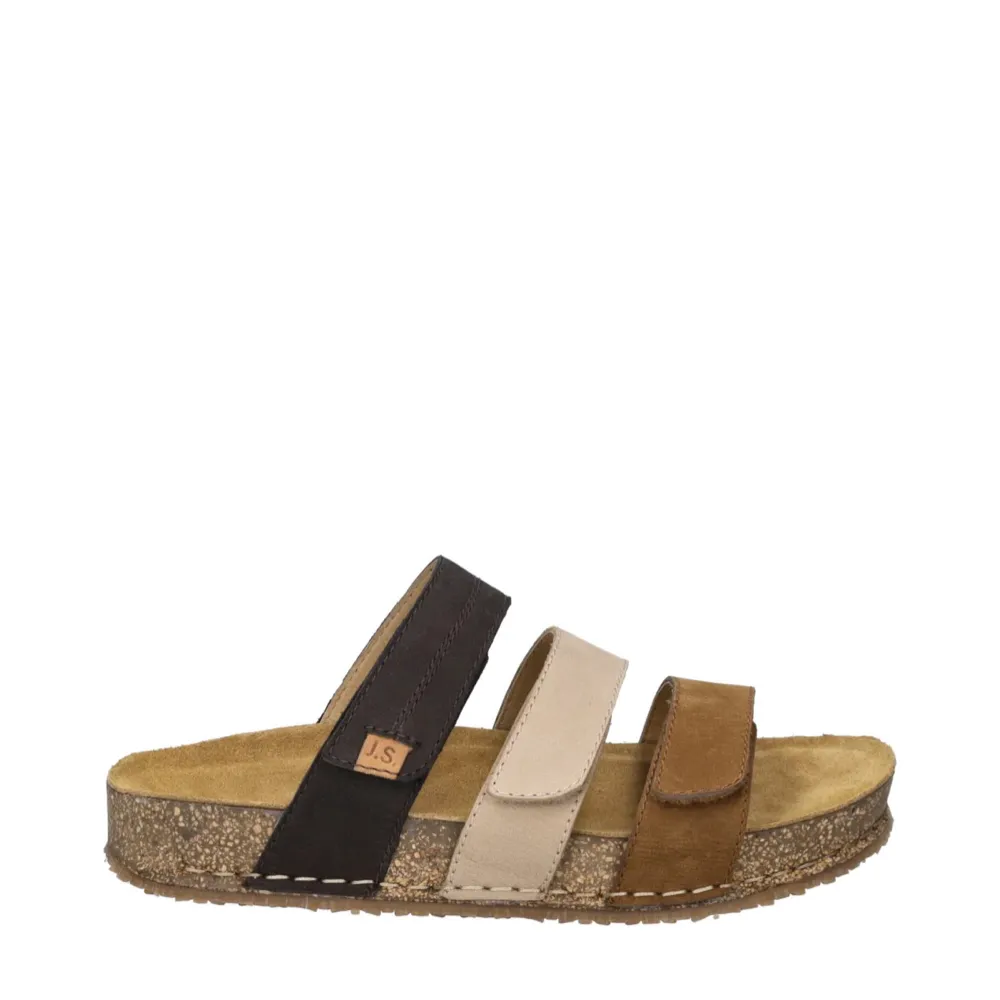 Josef Seibel Women's Hannah 03 Slide Sandal in Castagne Multi