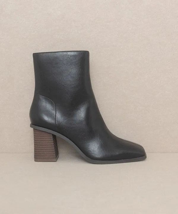 Lance Square Toe Ankle Boots