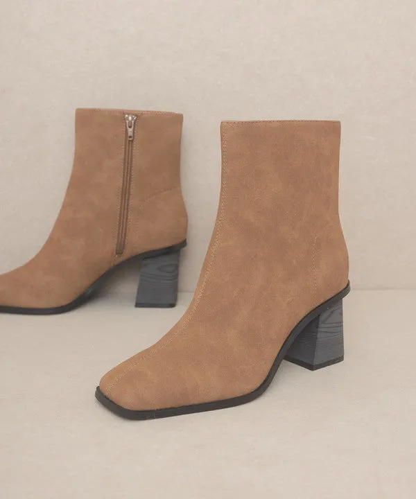 Lance Square Toe Ankle Boots