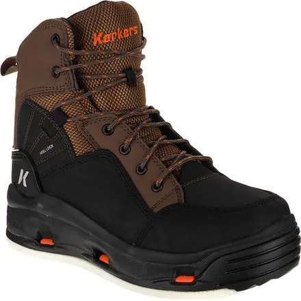 Men's Korkers Deerskin Wading Boots, Kling-On/Felt Soles