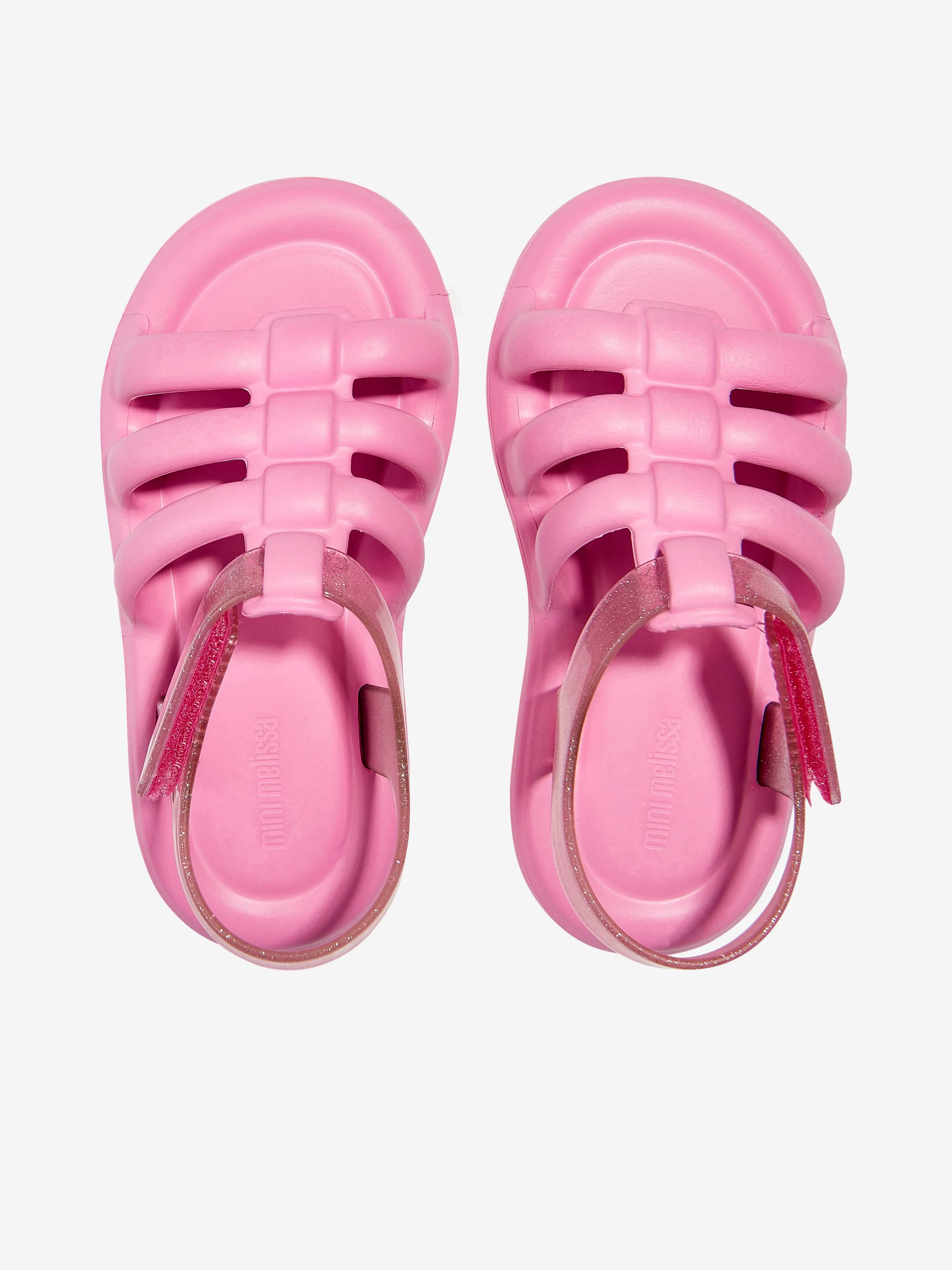 Mini Melissa Girls Mini Freesherman Sandals in Pink