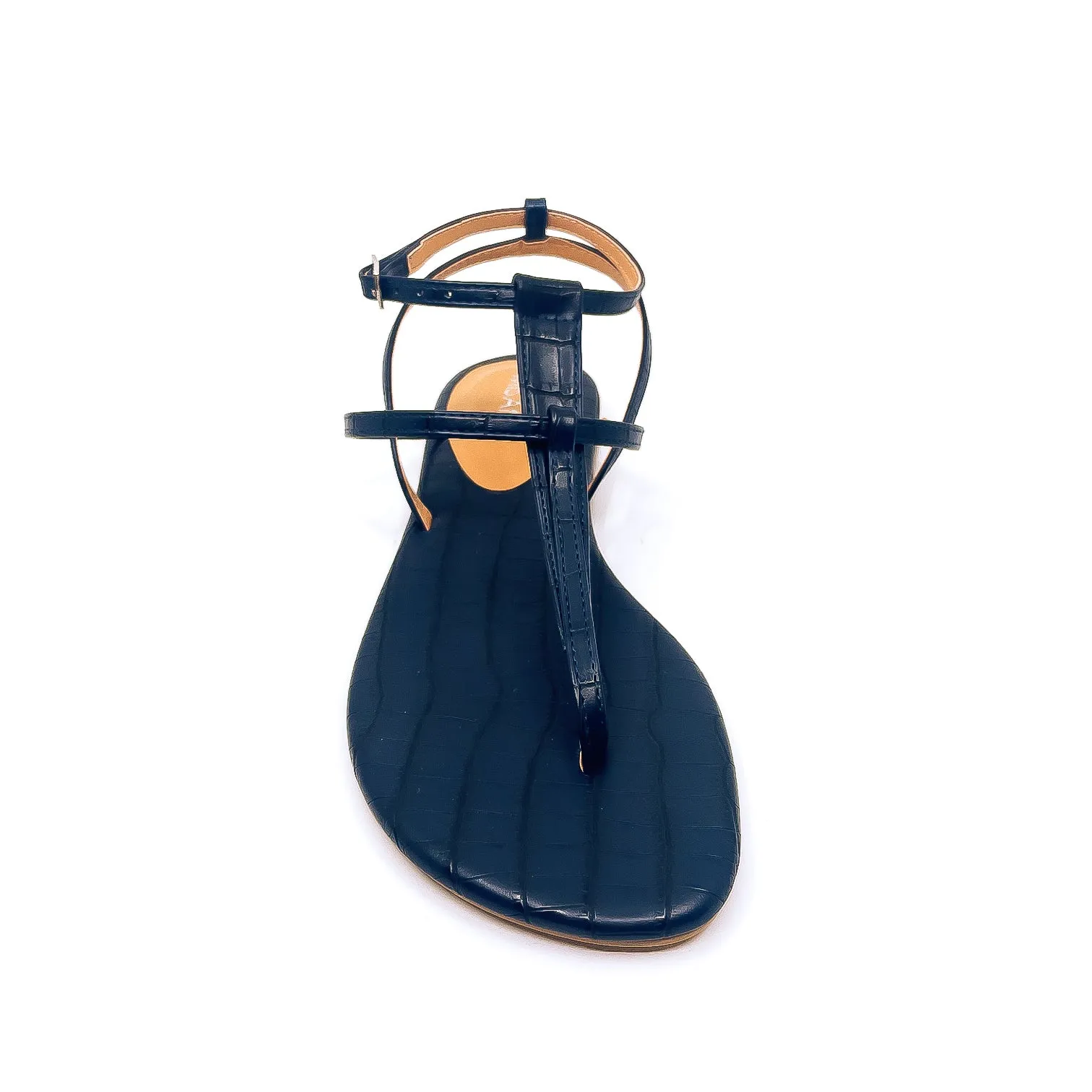 Misano Shizu Navy Croc Sandal