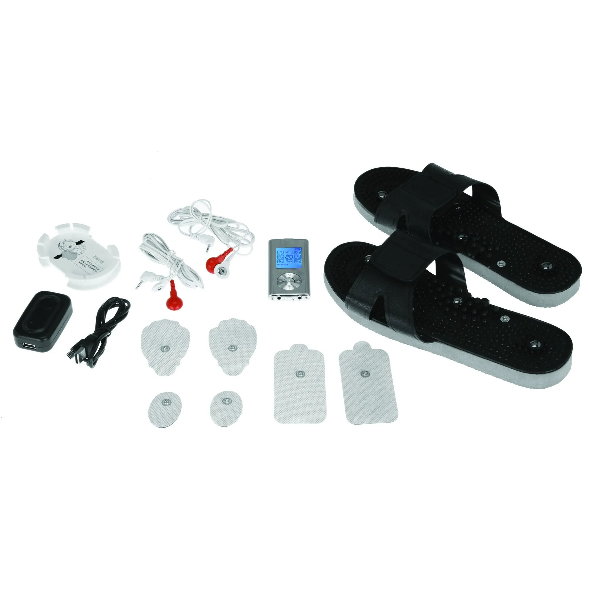 Palm NRG Digital Pulse Massager 2-Shoe Combo Set