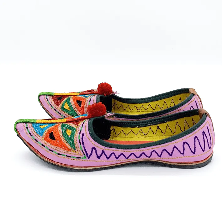 Pink City Handcrafted Harem House Slippers