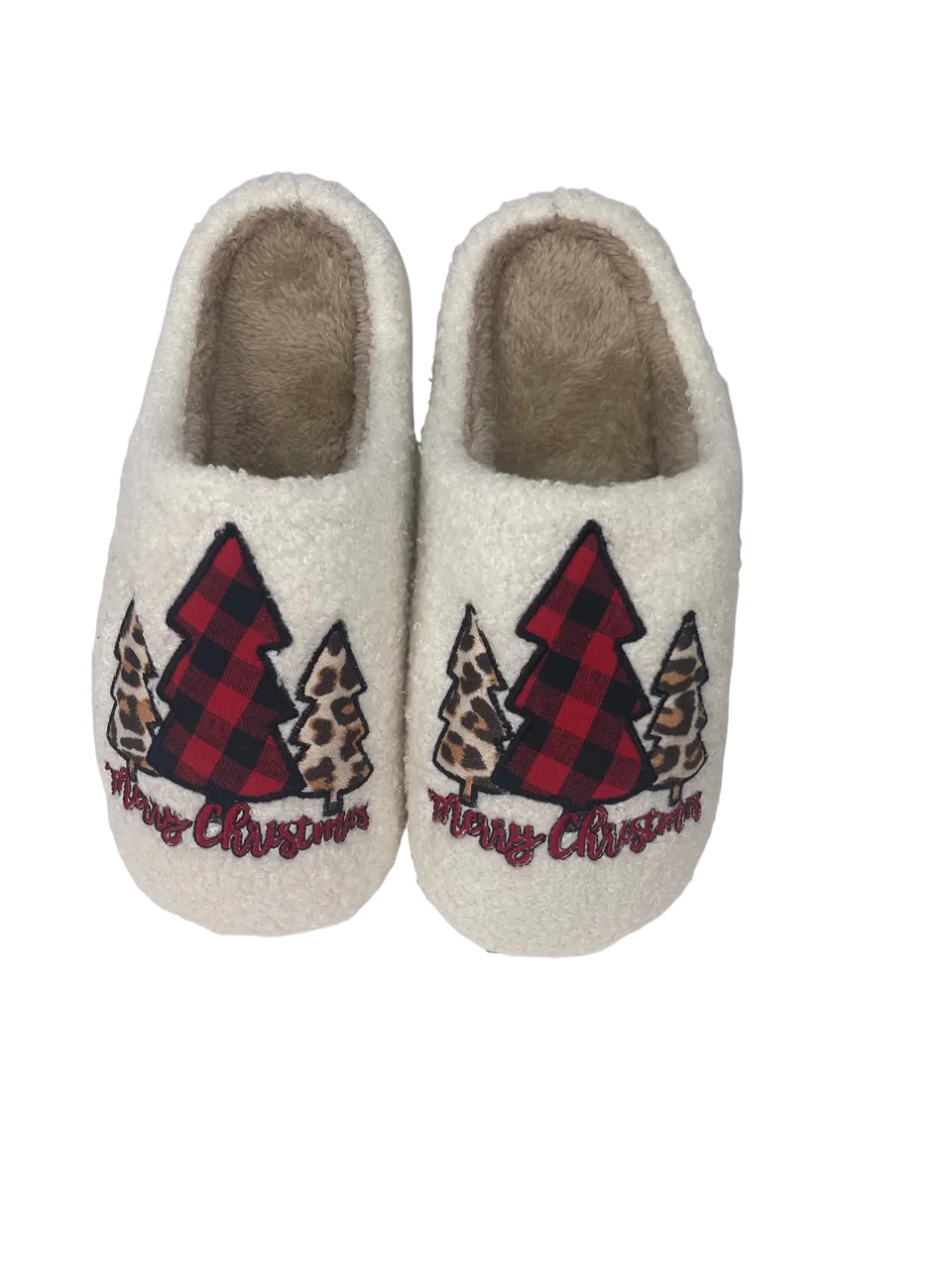 SF-1120 Plaid Christmas Tree Slipper