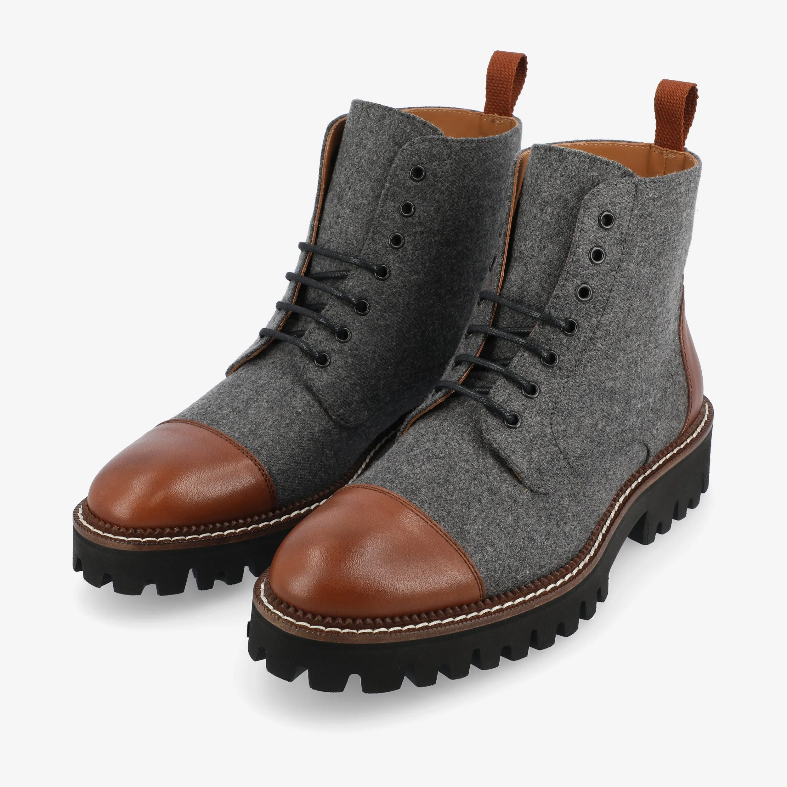 The Jill Boot in Grey/Brown (Last Chance, Final Sale)