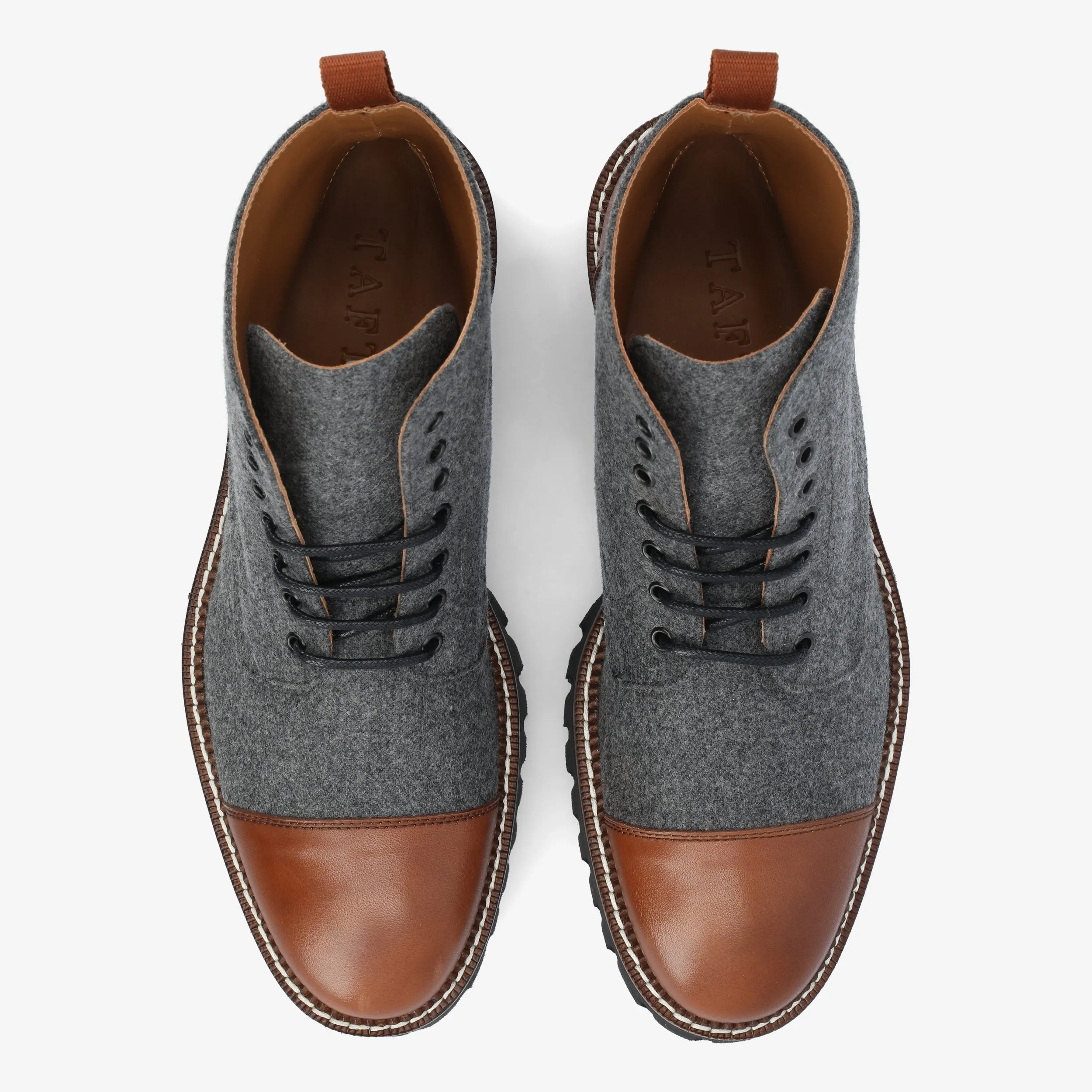 The Jill Boot in Grey/Brown (Last Chance, Final Sale)