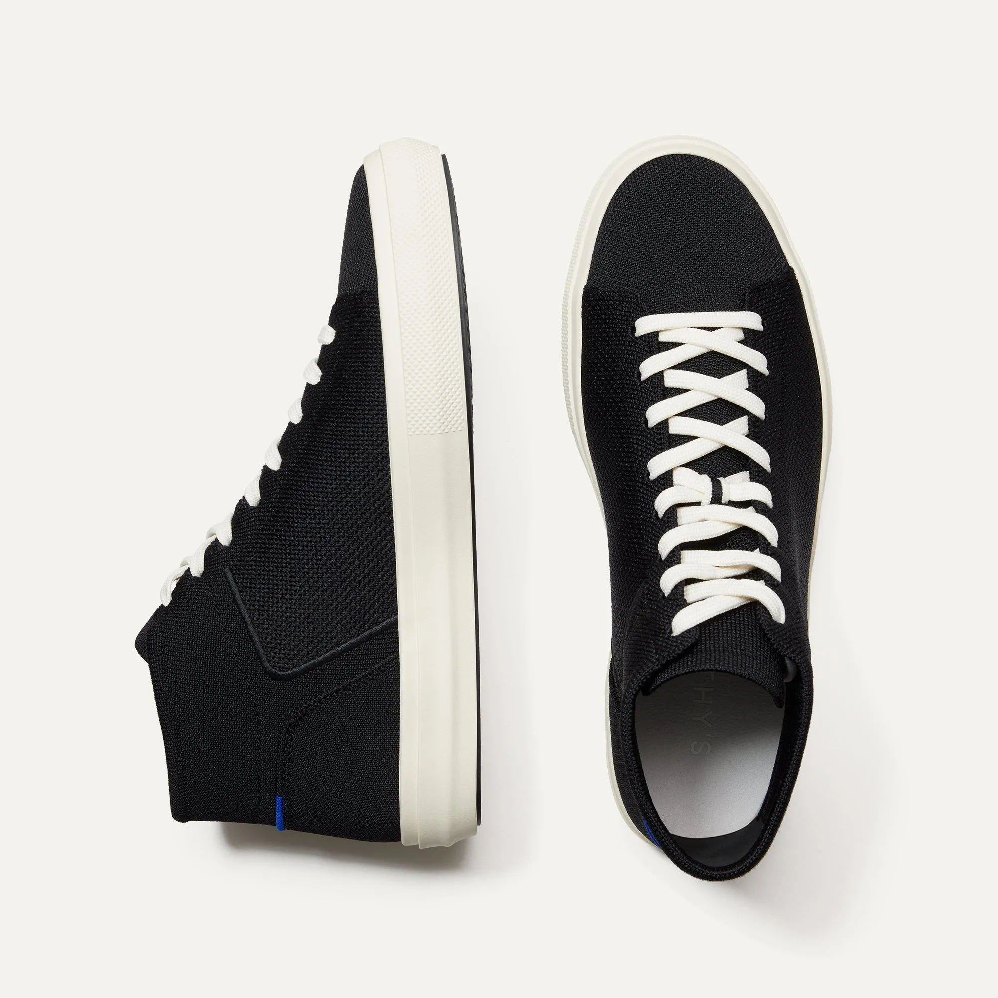 The Men's High Top Sneaker - Black