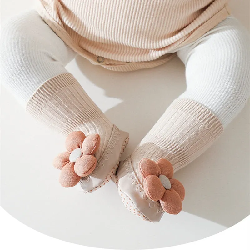 Winter Baby Floor/ Leather Soles Toddler Socks Shoes For 0-3 Years