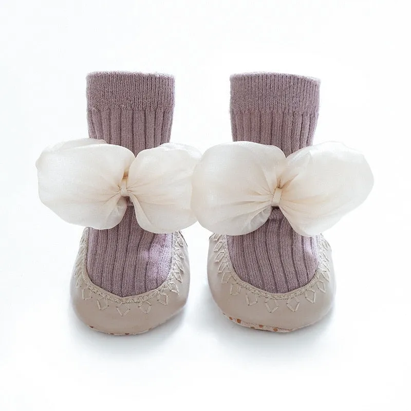 Winter Baby Floor/ Leather Soles Toddler Socks Shoes For 0-3 Years